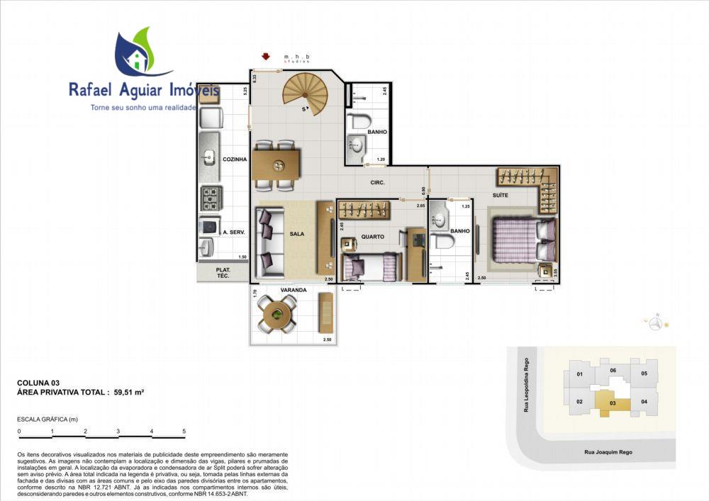 Apartamento à venda com 3 quartos - Foto 15